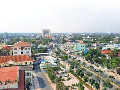 Một góc TP. Vĩnh Long