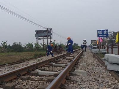 Thi công Dự án Cải tạo, nâng cấp các công trình thiết yếu đoạn Hà Nội – Vinh, tuyến đường sắt Hà Nội – Tp.HCM đoạn qua Hà Nam.