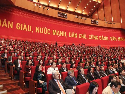 Đại hội đại biểu toàn quốc lần thứ XIII Đảng Cộng sản Việt Nam họp từ ngày 25/01/2021 đến ngày 01/02/2021.