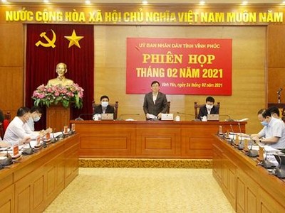 UBND tỉnh Vĩnh Phúc công bố quyết định điều động, bổ nhiệm hàng loạt cán bộ (Ảnh: Vinhphuc.gov.vn)