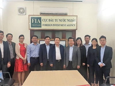 Đoàn công tác UBND tỉnh Quảng Trị làm việc với Cục Đầu tư nước ngoài - Bộ Kế hoạch và Đầu tư bàn công tác tổ chức Hội nghị.