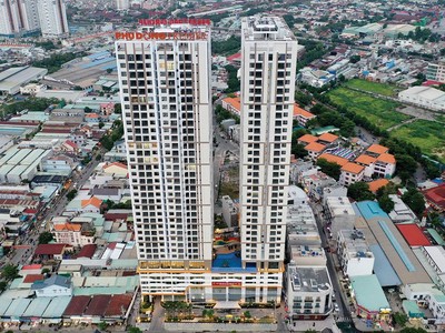 Một dự án chung cư cao tầng tại TP. Dĩ An, tỉnh Bình Dương. Ảnh: Thiện Minh