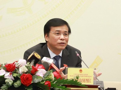Tổng thư ký Quốc hội Nguyễn Hạnh Phúc.