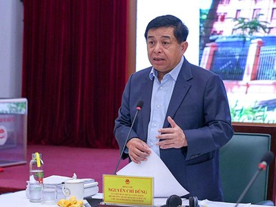 Bộ trưởng Nguyễn Chí Dũng chủ trì cuộc họp (Ảnh: Minh Trang)