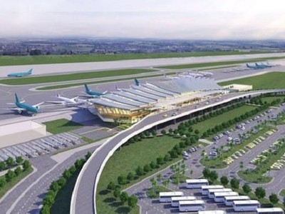 Phối cảnh sân bay Quảng Trị.