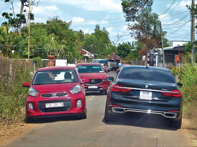 Săn đất ở Châu Đức. Ảnh: Tăng Triển