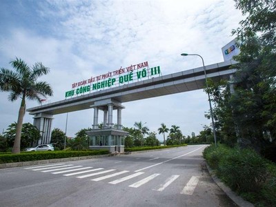 Đầu tư gần 2.780 tỷ đồng xây dựng hạ tầng Khu công nghiệp Quế Võ III - phân khu 2