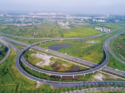 Dự án đường cao tốc Hà Nội - Hải Phòng. Ảnh: Internet