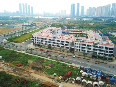 Giá nhà phố khu vực TP. Thủ Đức tăng chóng mặt thời gian gần đây. Ảnh: Lê Toàn 