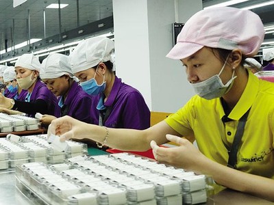 Luxshare không ngừng tăng vốn đầu tư vào Việt Nam. Trong ảnh: Nhà máy Luxshare ở Nghệ An. Ảnh: Đức Thanh