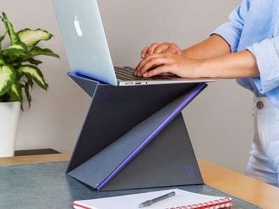 LEVIT8 : Kệ để laptop gấp được, biến bàn ngồi thành bàn đứng