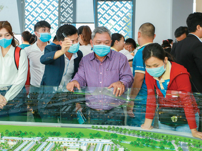 Bất động sản Long An thu hút sự quan tâm của cả nhà đầu tư và người mua để ở. Ảnh: Việt Dũng