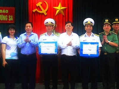 Ủy ban Bầu cử tỉnh Khánh Hòa kiểm tra công tác chuẩn bị bầu cử tại Trường Sa.