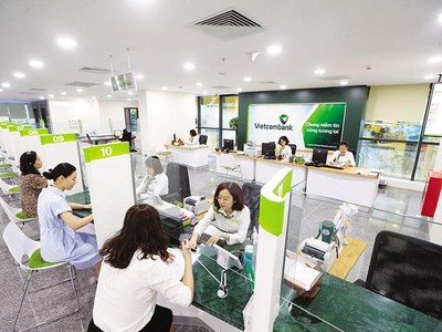 Vietcombank giữ vị trí quán quân lợi nhuận quý I/2021, với lợi nhuận trước thuế vượt 8.600 tỷ đồng. Ảnh: Đức Thanh