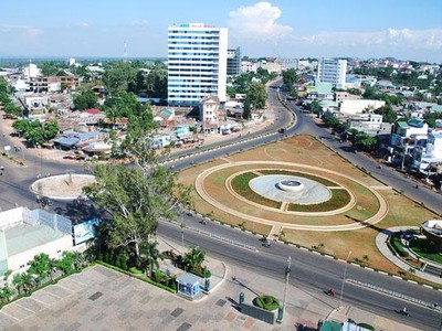 Dự án sẽ xây dựng một tổ hợp thương mại dịch vụ, khách sạn, chung cư và nhà ở đô thị ngay tài khu đất vàng đường Trường Chinh, TP Pleiku, Gia Lai..