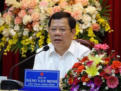 Ông Đặng Văn Minh, Chủ tịch UBND tỉnh Quảng Ngãi.