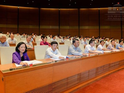 Quốc hội biểu quyết thông qua Bộ luật Hình sự sửa đổi với tội danh "cố ý làm trái" đã được cụ thể hoá ở các điều luật mới.