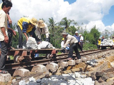 Tổng công ty Đường sắt Việt NamThu hồi vật tư từ hoạt động bảo trì kết cấu hạ tầng đường sắt tồn kho