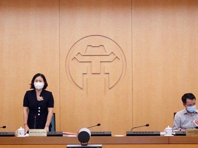 Phó Bí thư Thường trực Thành ủy Nguyễn Thị Tuyến phát biểu tại buổi khảo sát.