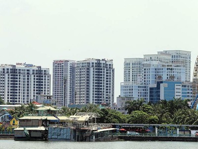 Ngay từ đầu năm 2021, các doanh nghiệp bất động sản đã đẩy mạnh kinh doanh, khiến nhu cầu vốn rất lớn Ảnh: Đức Thanh