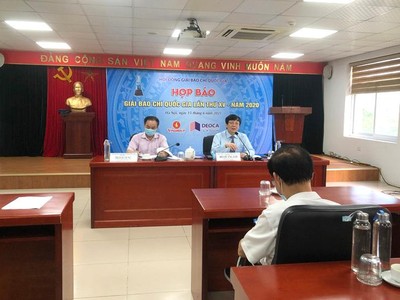 Họp báo công bố Giải Báo chí Quốc gia lần thứ XV - năm 2020.