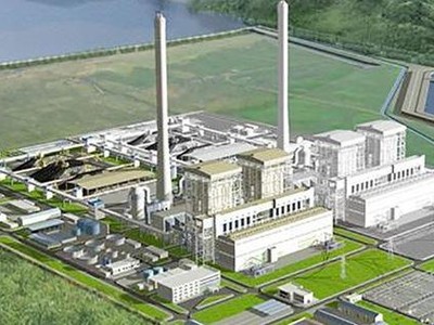 Phối cảnh dự án nhiệt điện Quảng Trạch I. Nguồn: EVN