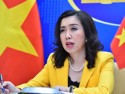 Người Phát ngôn Bộ Ngoại giao Lê Thị Thu Hằng (Ảnh: BNG)