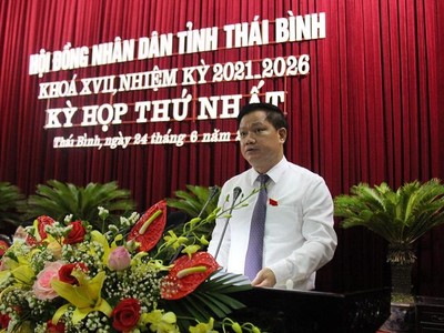 Chủ tịch UBND tỉnh Thái Bình khóa XVII, nhiệm kỳ 2021 - 2026 Nguyễn Khắc Thận