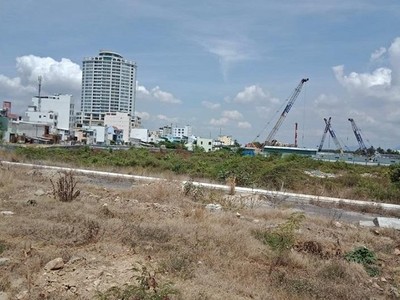 Khu dân cư Cồn Tân Lập đang bị bỏ hoang, cây cối mọc um tùm giữa lòng Thành phố Nha Trang, Khánh Hòa. Ảnh: Nhiệt Băng