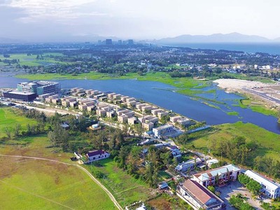 Sông Cổ Cò đoạn qua Quảng Nam sẽ được đầu tư hoàn thiện hạ tầng 2 bên bờ sông. Ảnh: H.A