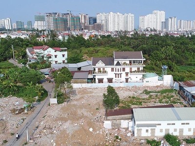 Một góc Dự án Khu dân cư Bắc Phước Kiển. Ảnh: Trọng Tín