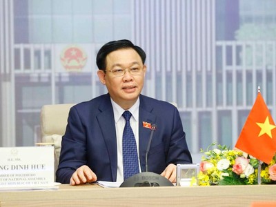 Chủ tịch Quốc hội Vương Đình Huệ. (Ảnh TTXVN).