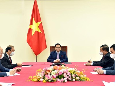 Hai nhà lãnh đạo nhất trí phối hợp chặt chẽ thúc đẩy quan hệ Việt Nam – Philippines trên mọi lĩnh vực (Ảnh: Nhật Bắc)