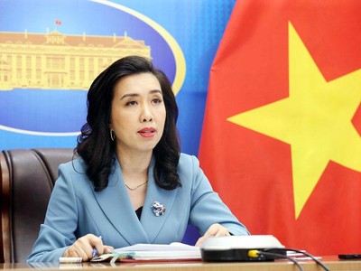 Người Phát ngôn Bộ Ngoại giao Lê Thị Thu Hằng (Ảnh: BNG)