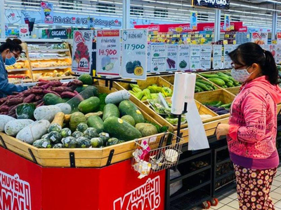 Người dân mua rau củ quả tại siêu thị Bigc Đồng Nai (Nguồn: BigC). 