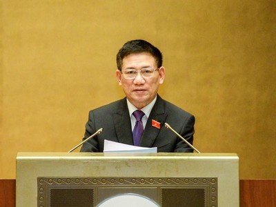 Bộ trưởng Bộ Tài chính Hồ Đức Phớc báo cáo công tác thực hành tiết kiệm, chống lãng phí năm 2020.