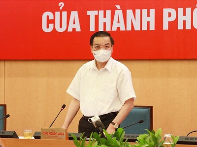 Chủ tịch UBND Thành phố Hà Nội Chu Ngọc Anh, Chỉ huy trưởng chống dịch Thành phố Hà Nội.