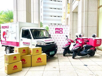 Taiwan Mobile đầu tư vào Tiki sẽ giúp công ty viễn thông lớn thứ hai ở Đài Loan cùng công ty con của mình là Momo.com Inc tăng sự hiện diện trong lĩnh vực thương mại điện tử Việt Nam (Ảnh minh hoạ xe chở hàng hoá của Momo).