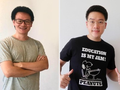 Phạm Đức (phải) và Trần Việt Tùng - hai đồng sáng lập Marathon.