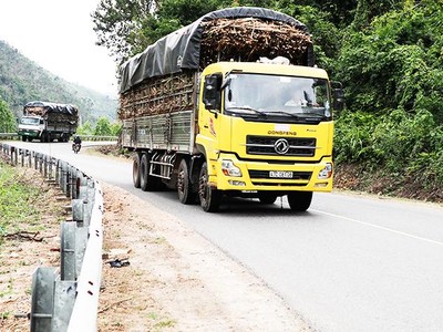 Một đoạn Quốc lộ 26 qua đèo Phượng Hoàng thuộc phạm vi Dự án (Ảnh: Mạnh Hùng - Báo Khánh Hòa).