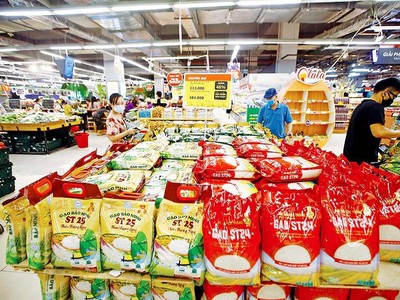 Hàng Việt Nam chiếm tỷ lệ khá cao tại kênh phân phối hiện đại trong nước.