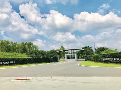 Khu đất 145 ha giờ là sân golf mang tên Harmonie.