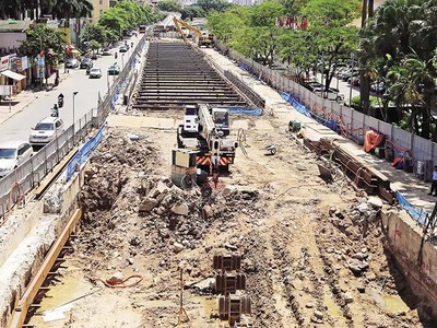 Nhiều vướng mắc khiến Dự án Tuyến đường sắt đô thị thí điểm TP. Hà Nội, đoạn Nhổn - Ga Hà Nội bị ảnh hưởng tiến độ