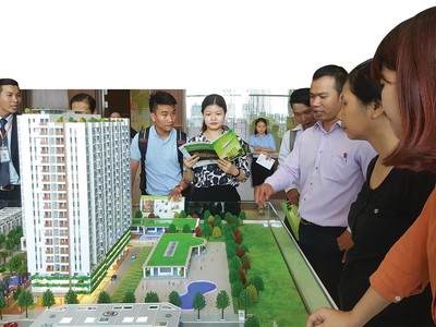 Những chương trình ưu đãi từ chủ đầu tư và ngân hàng giúp người mua nhà giảm bớt áp lực tài chính. Ảnh: Việt Dương 