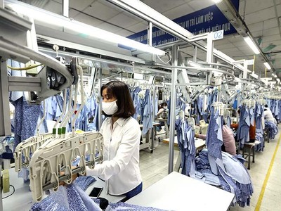 Hàng may mặc của doanh nghiệp Việt Nam có tiềm năng lớn để xuất khẩu sang Cuba. Ảnh: Đ.T