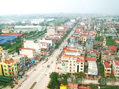 Một góc thị xã Từ Sơn.