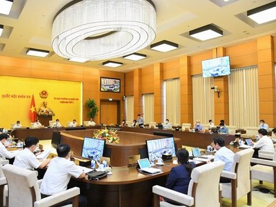 Phiên họp sáng 22/9 của Uỷ ban Thường vụ Quốc hội