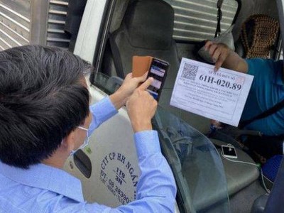 Đã có 592.691 xe được cấp giấy nhận diện thương hiệu tự động trên phần mềm.