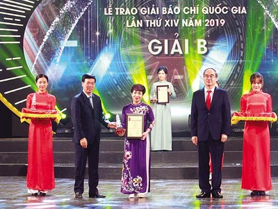 Phóng viên Báo Đầu tư nhận Giải B, Giải Báo chí quốc gia năm 2019