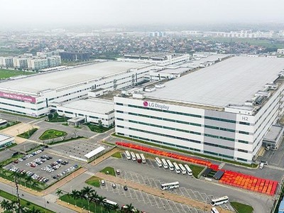 Có thêm dự án tỷ USD, trong đó có việc tăng vốn thêm 1,4 tỷ USD của LG Display, vốn đầu tư nước ngoài của Việt Nam đã tăng trở lại sau nhiều tháng suy giảm. Ảnh: Việt Linh